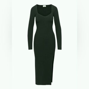 Aritzia Wilfred Green Tuscany Maxi Dress